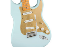 Fender   40th Anniversary Vintage Edition Maple Fingerboard Gold Anodized Pickguard Satin Sonic Blue
